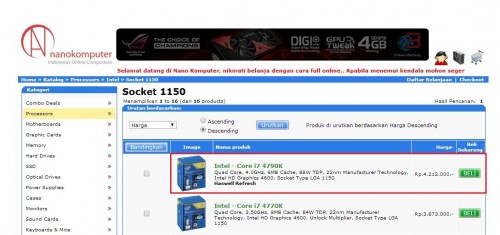 Prosesor Intel Core i7-4790K  Nano_4790K