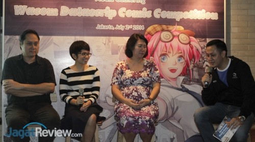 Wacom dan Datascrip Gelar Comic Competition 3 Talk Show dengan praktisi dunia komik yang turut menyemarakkan acara.