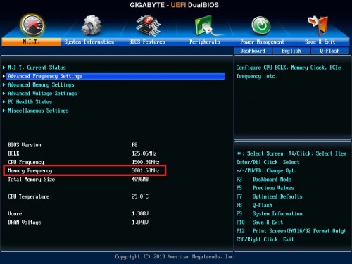 Overclocking Review: Team Zeus DDR3-1600 2x4GB Kit 2 ZEUS_BIOSSetting_12_3000Boot