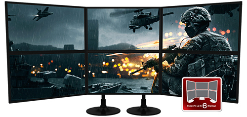 Tips: Bermain Game dengan AMD Eyefinity & NVIDIA Surround 1 amd 3x2 eyefinity