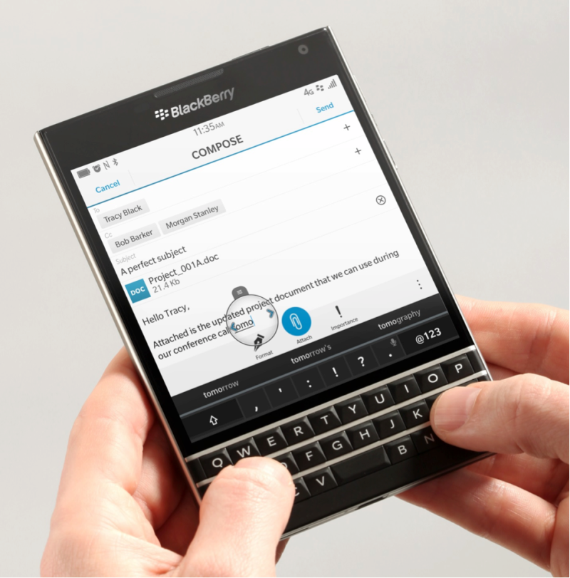 blackberry passport
