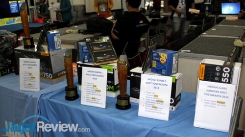 AOCT 2014 Yogyakarta: Jawara Overclocker Amatir Telah Terpilih 1 Hadiah untuk posisi 1-4 klasemen akhir AOCT 2014 Yogyakarta