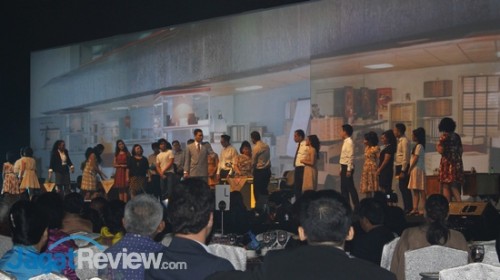 Datascrip Rayakan Ulang Tahun ke-45 2 Drama musikal yang dibawakan oleh direksi dan karyawan Datascrip menjadi salah satu suguhan hiburan di acara perayaan HUT ke-45 perusahaan tersebut.