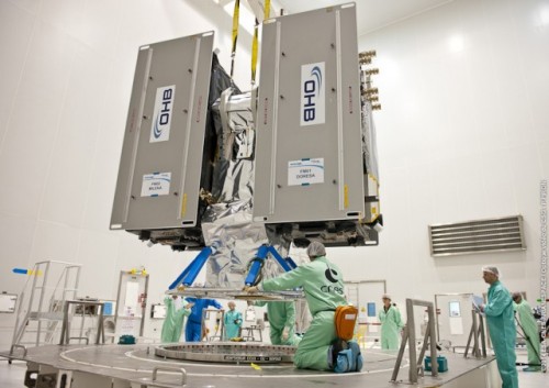 Satelit Navigasi Eropa Diluncurkan ke Orbit yang Salah 1 Galileo_FOC_satellites_on_their_payload_dispenser_system-640x452
