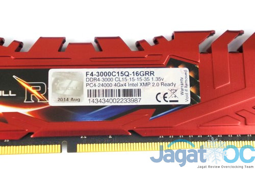 Review G.Skill Ripjaws 4 DDR4-3000Mhz CL15 16GB Kit (4x4G): Kencang dengan Timing Ketat 10 GskillRipjaws4_06s