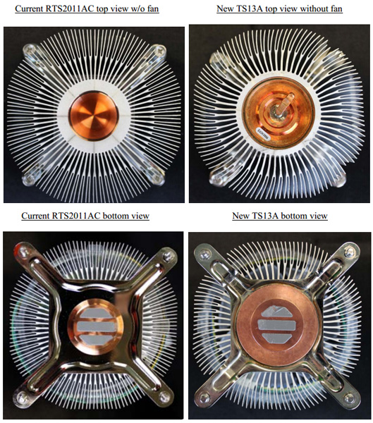 Intel Haswell-E Dapatkan Heatsink Fan Lebih Baik 10 Intel CPU cooler TS13A 2