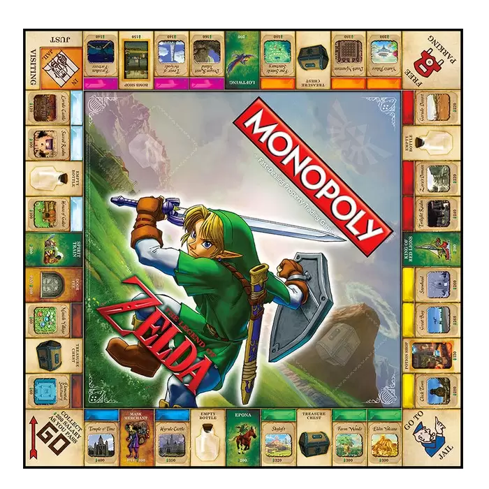 Monopoli Legend of Zelda Resmi Diluncurkan 7 Legend of Zelda