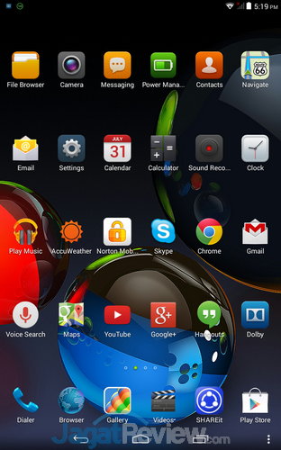 Review Lenovo Tab A8: Tablet Android 8 Inci Quad Core dengan Baterai Mumpuni 11 Lenovo Tab A8 SS Home (3)