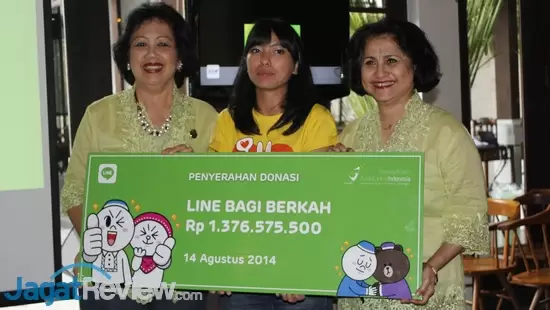 Program Ramadhan Line Hasilkan Donasi untuk Yayasan Sosial 9 Line YKAKI 1