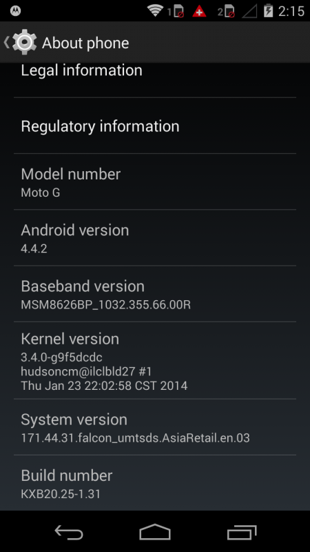 Review Moto G: Smartphone Dual SIM Murah Pertama Motorola 1 Moto G - About