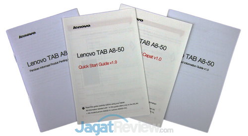 Review Lenovo Tab A8: Tablet Android 8 Inci Quad Core dengan Baterai Mumpuni 7 Buku panduan
