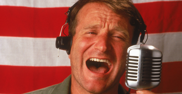 Robin Williams in Good Morning Vietnam