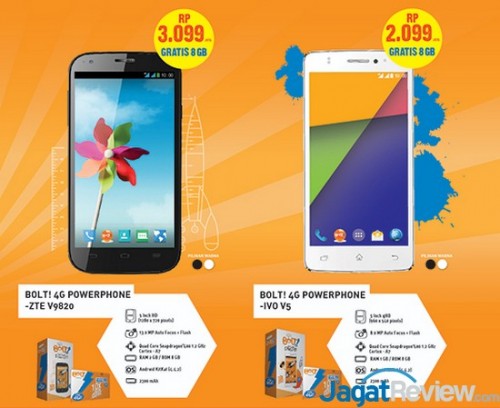 Bolt Rilis Smartphone 4G Dual Sim Pertama di Dunia 1 bolt