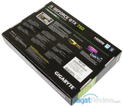 Review Gigabyte GTX 750 2GB OC: Maxwell Murah dengan Kapasitas Memori Besar 9 gigabyte gtx 750 2gb oc rear box
