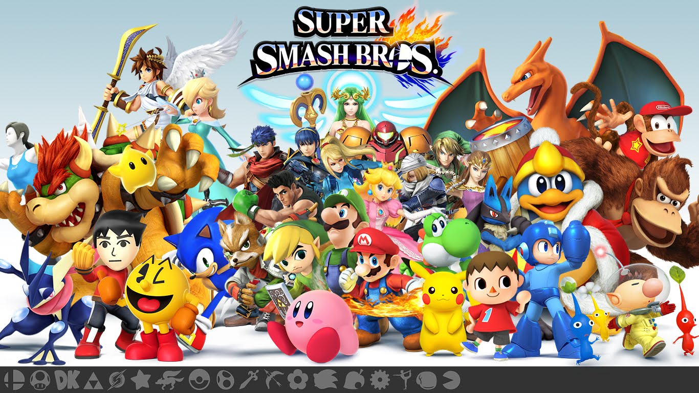 super smash bros logo