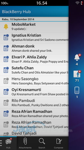 Review Blackberry Z3: Smartphone Blackberry 10 dengan Harga Murah 4 Blackberry Z3 - Hub
