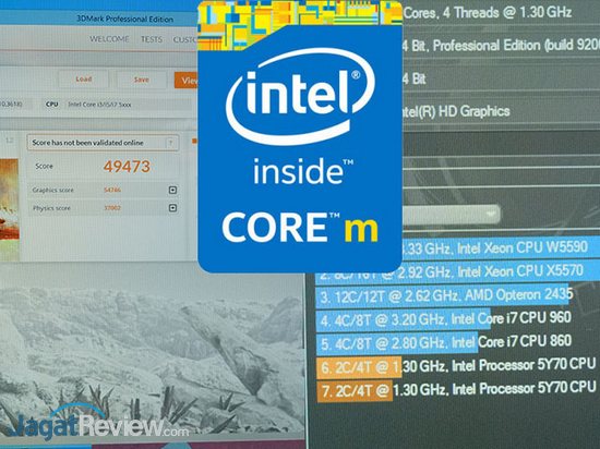 IDF 2014: Hands-On Test Core M 5Y70 18 Core M