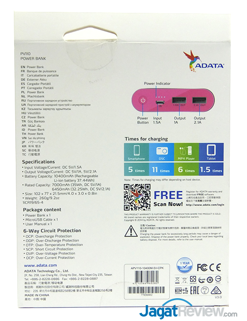 Hands-On Review ADATA PV110 Power Bank - Desain Elegan dengan Kapasitas Besar 7 DSCF0342