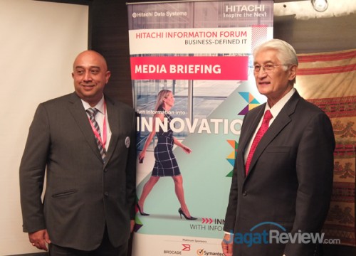 Suresh Nair Siap Perluas Pangsa Pasar Hitachi Data System di Indonesia 1 (Kiri) Suresh Nair, Managing Director Hitachi Data System Indonesia, dan Hu Yoshida, Vice President and Chief Technology Officer, Hitachi Data Systems
