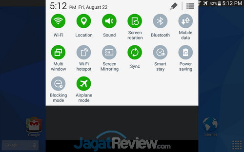 Review Samsung Galaxy Tab 4 8.0: Tablet Android KitKat 8 Inci yang Kaya Fitur 13 Galaxy Tab 4 SS Home (14)