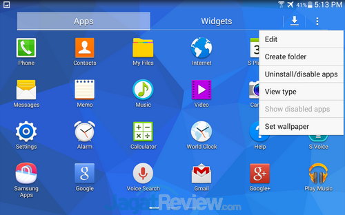 Review Samsung Galaxy Tab 4 8.0: Tablet Android KitKat 8 Inci yang Kaya Fitur 14 Galaxy Tab 4 SS Home (3)