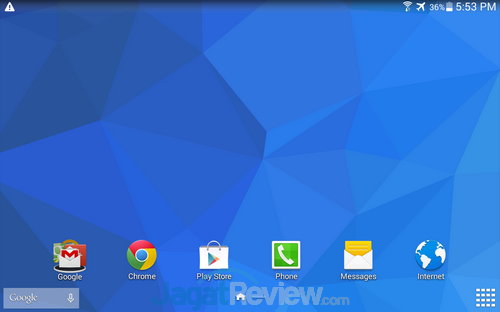 Review Samsung Galaxy Tab 4 8.0: Tablet Android KitKat 8 Inci yang Kaya Fitur 9 Galaxy Tab 4 SS Home (4)
