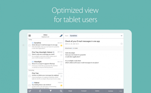 SolMail tablet