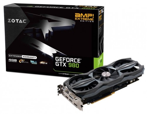 Parade Graphics Card NVIDIA GeForce GTX 980 dan GTX 970 4 Zotac GTX 980 AMP Extreme Edition