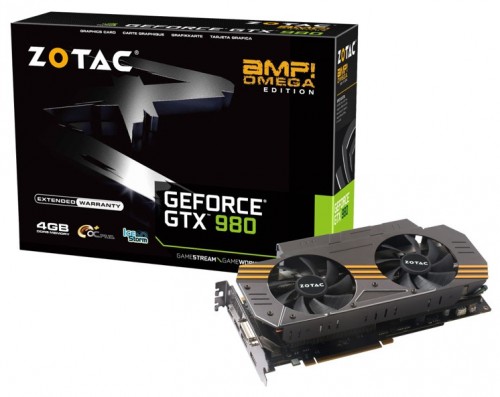 Parade Graphics Card NVIDIA GeForce GTX 980 dan GTX 970 3 Zotac GTX 980 AMP Omega Edition