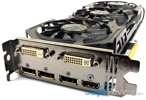Review Gigabyte GeForce GTX 980 G1 Gaming: Maxwell Terkencang Berpadu dengan Windforce 3X Terbaik 12 gigabyte geforce gtx 980 g1 gaming display connectors