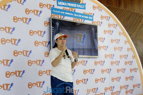BOLT! Media Power Rally, Uji Coba 4G dengan Powerphone ZTE V9820 2 Liryawati, Chief Marketing Office BOLT! Super 4G