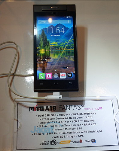 Mito Luncurkan Dua Smartphone dan Sebuah Tablet dengan Kamera Putar 2 Mito Fantasy Selfie 2 - A18