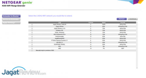 Netgear Genie, wizard yang akan membantu mengkonfigurasi perangkat WN3000RP