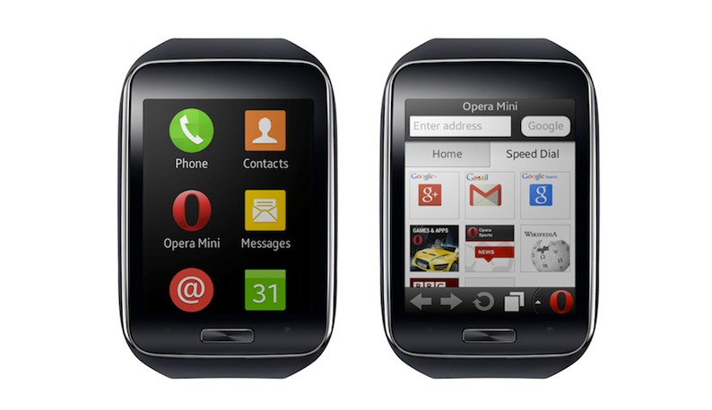 Opera Mini Siap Hadir di Samsung Gear S 10 Samsung Gear S with Opera Mini1