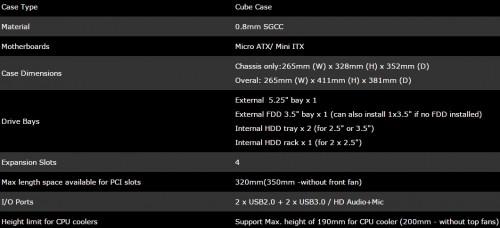 Review Aerocool Dead Silence Cube: Casing Micro-ATX untuk PC yang Sunyi 3 Spesifikasi AEROcOOL DS