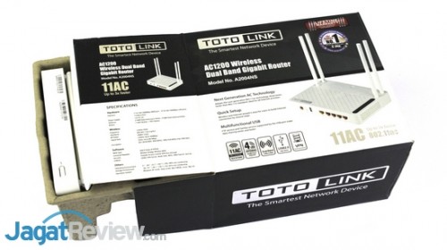 Hands-On Review TotoLink A2004NS: Router Wireless AC dengan Banyak Opsi Konfigurasi 2 TotoLink A2004NS - 03