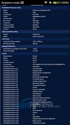Review Xiaomi Mi3: Smartphone Android Snapdragon 800 Paling Murah 5 Xiaomi Mi3 - Sensors