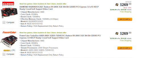 VGA AMD Radeon R9 Turun Harga 5 amd r9 280x