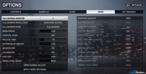 Performa Memori DDR3 di AMD FX: Penting untuk Gaming Optimal 2 bf4 SETTINGS