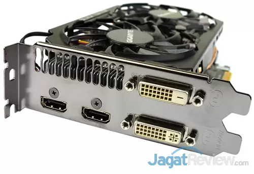 Review Gigabyte GeForce GTX 750 Ti Black Edition: VGA Tangguh, Kencang, & Irit Daya 7 gigabyte gtx 750 ti black edition display connectors