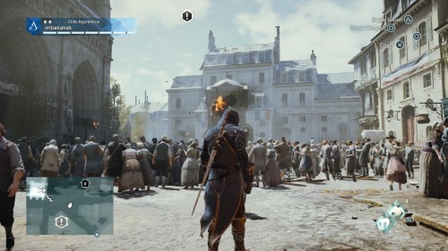 Masalah AC Unity versi PC Kemungkinan Ada di Draw Call dan API 2 Screenshot AC Unity versi PS4 menunjukkan banyaknya NPC(Non-player Character) pada Unity *klik untuk memperbesar*