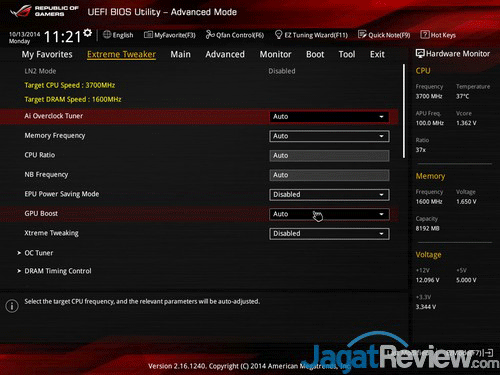 Review Asus Crossblade Ranger: Republic Of Gamers untuk Kaveri 1 BIOS
