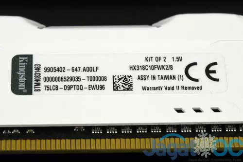 Overclocking Review: Kingston HyperX Fury DDR3-1866 8GB Kit 5 FURY_04S