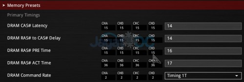 Review Kingston HyperX Predator DDR4-3000Mhz CL15 16GB Kit (4x4GB) 4 OC_RamTimingManual