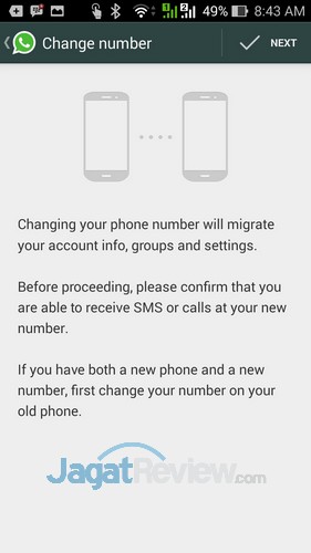 Tips Whatsapp: Mengganti Nomor Telepon Seluler 4 Whatsapp - Change Number