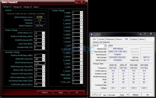 Review Kingston HyperX Predator DDR4-3000Mhz CL15 16GB Kit (4x4GB) 16 XMP1_Timing
