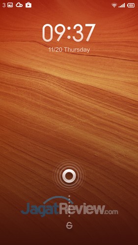 Review Xiaomi Redmi Note: Smartphone Android 8 Core Murah 1 Xiaomi Redmi Note - Lock Screen