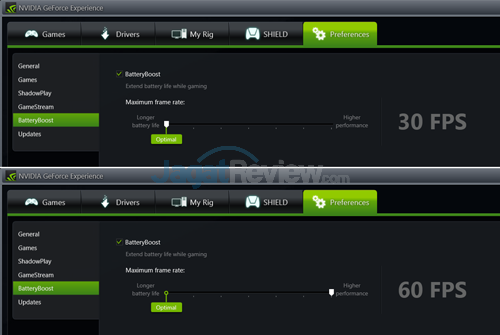 Review NVIDIA GeForce GTX 860M (Maxwell): Tenaga  nvidia geforce gtx 860m gfe batteryboost