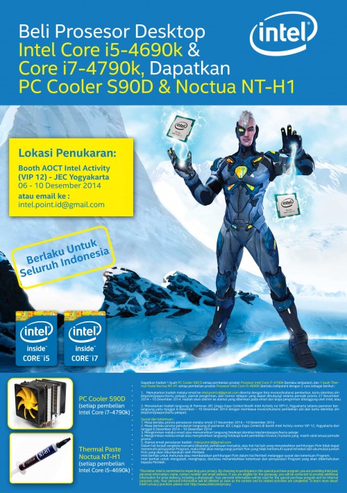 Beli Intel Core i7 dan Core i5 Berhadiah Heatsink dan Thermal Paste! 1 Flyer-Intel new1