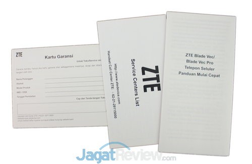 Review ZTE Blade Vec Pro: Smartphone Android Octa Core dengan Kamera 13 Megapixel 9 Paket Penjualan ZTE Blade Vec Pro 5